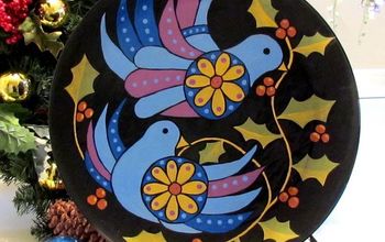Two Turtle Doves Decorative Platter (Free Pattern)