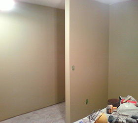 our master bedroom project, bedroom ideas, doors, home improvement, removed over half of the hallway wall to make the bedroom larger