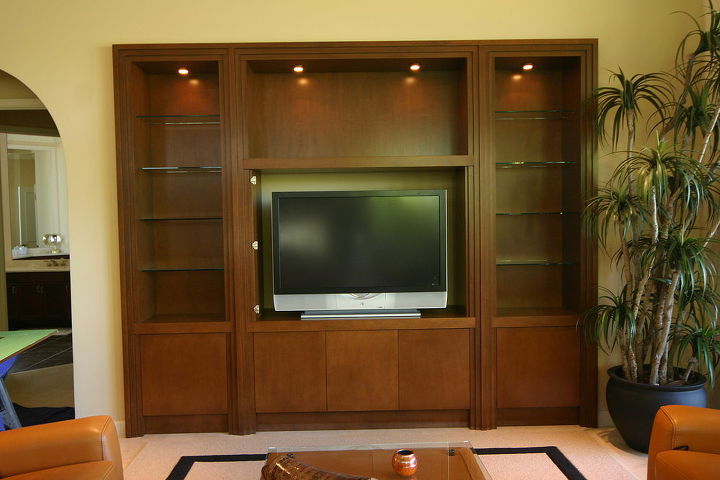 wall unit, painted furniture