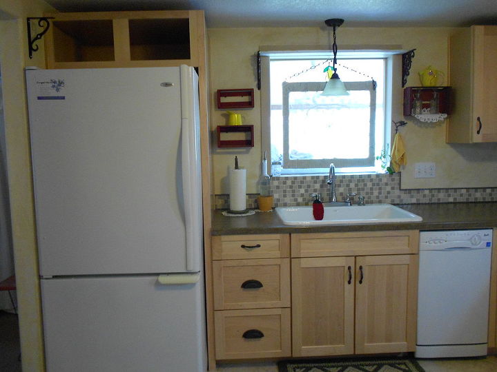 my new kitchen, home decor, kitchen design, THE SIDE WHERE THE NEW FRIDGE FITS IT ALL WORKED OUT