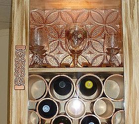 repurposed stereo cabinet into wine cabinet, kitchen cabinets, repurposing upcycling, After