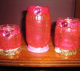 tea candle holders from baby food jars, crafts, repurposing upcycling