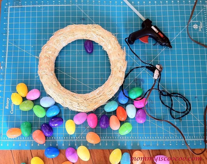 how to upcycle your kids plastic easter eggs, crafts, easter decorations, repurposing upcycling, seasonal holiday decor