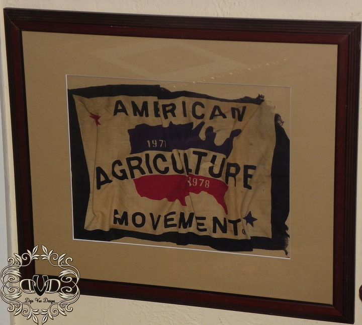 happy birthday america, patriotic decor ideas, seasonal holiday d cor, American Ag Movement flag from the farm strike in the late 70s