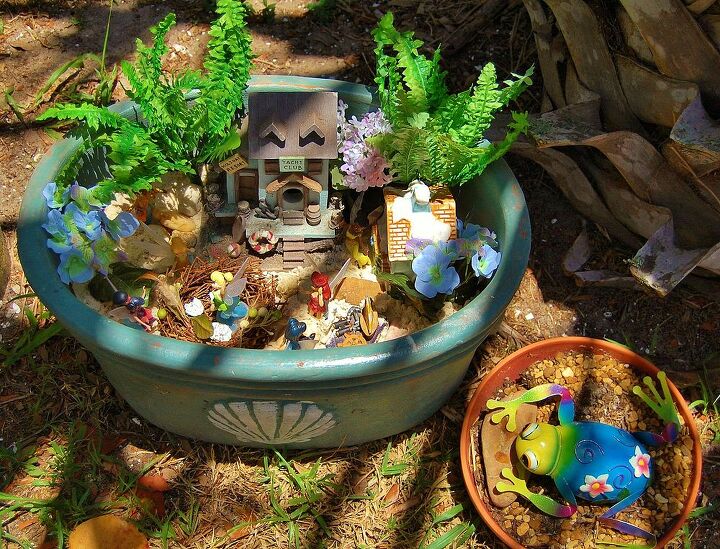 meagan s tinkerbell fairy garden, gardening