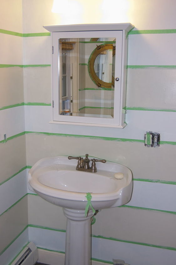 fotos do banheiro listrado