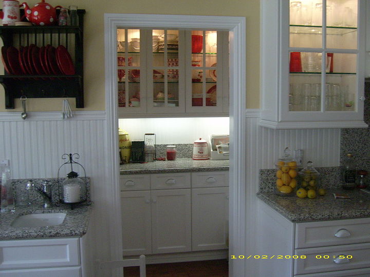 new kitchen with great storage under banquette amp in butlers pantry, closet, kitchen design, kitchen island, The butlers pantry right off the kitchen that houses just about everything