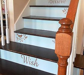 a creative staircase makeover, diy, stairs, My Beautiful Painted Staircase All Finished