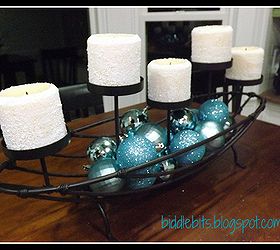 diy snow candles, crafts, home decor