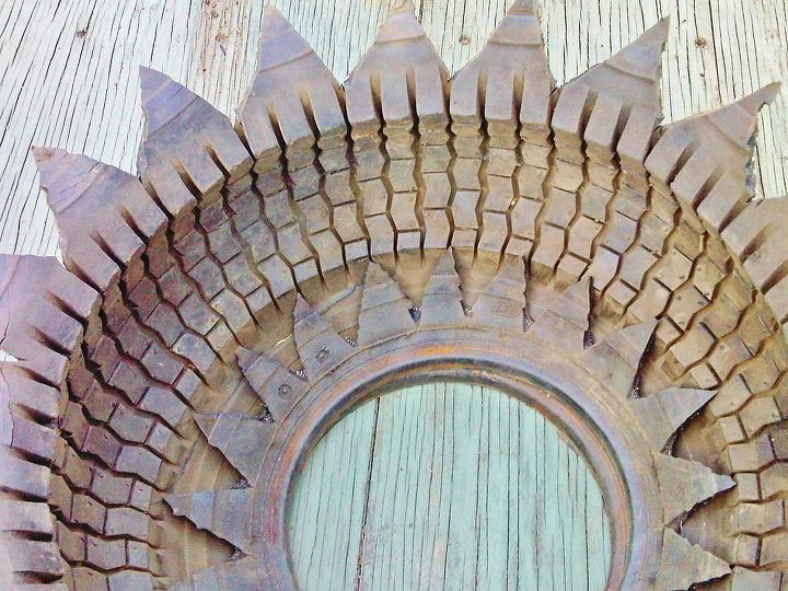 create a flower planter from an old tire, flowers, gardening, repurposing upcycling, Inside of the tire once it has been flipped