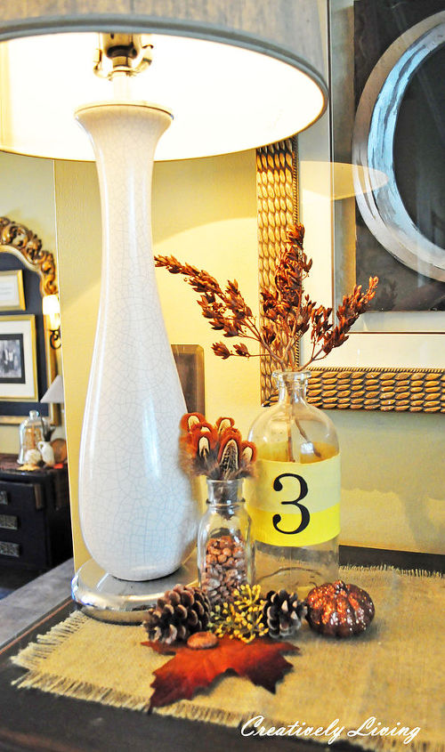 day 8 in the thrifty fall decor series beans as decor, seasonal holiday d cor