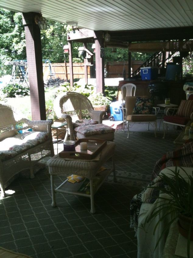 my indoor outdoor space, decks, outdoor furniture, outdoor living