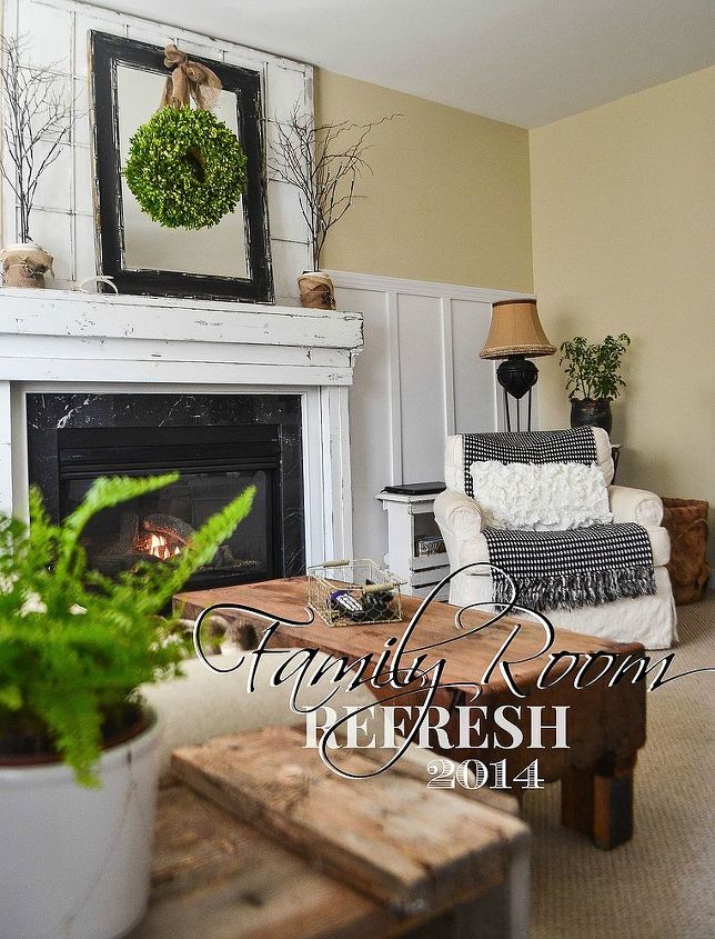 moving the tv off the mantel much better, fireplaces mantels, home decor, living room ideas, See pictures below for the before photos and why I like it better this way