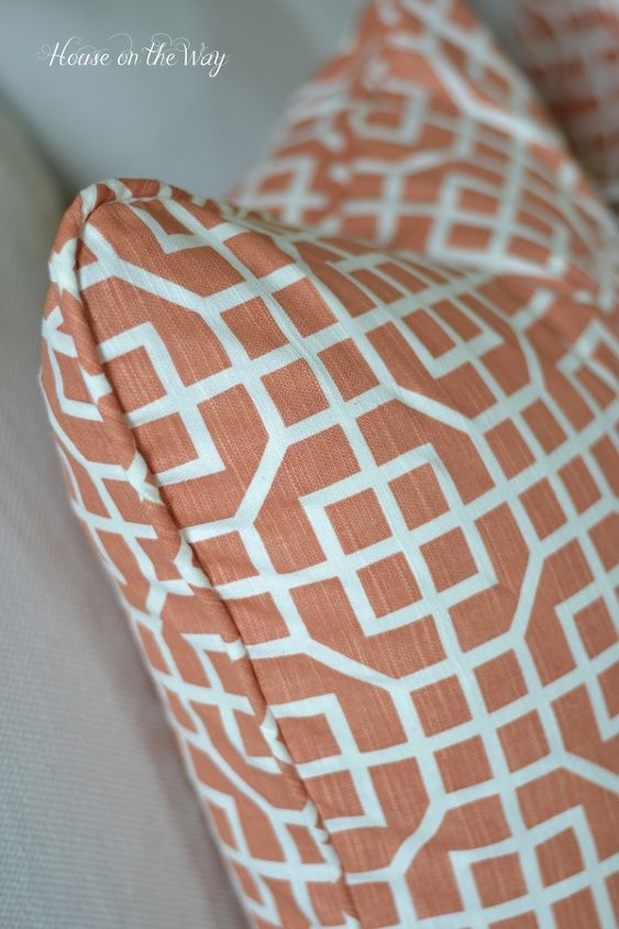 diy throw pillows with corded trim and velcro closure, crafts, home decor