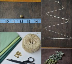 how to make a christmas tree wall art, crafts, seasonal holiday decor, All of the supplies need for the Christmas tree wall art