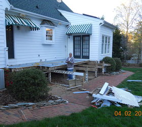 new outdoor living area contractor johnny woody woodybuilt can t say enough, decks, fences, outdoor living, before
