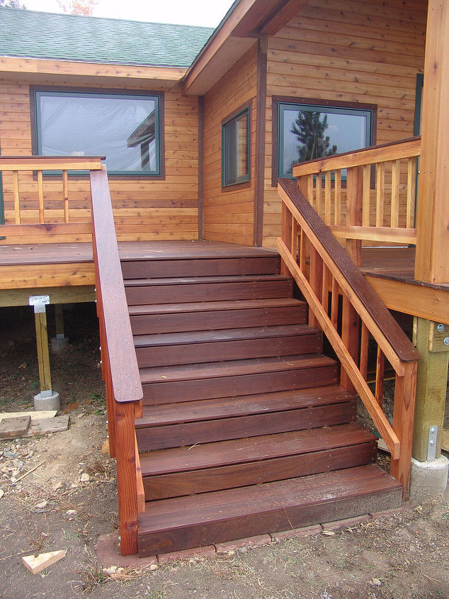 this was one of the longer and more complete projects i have had the pleasure to work, curb appeal, decks, home improvement, porches, deck stairs to the lake