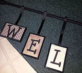 diy entryway welcome sign, crafts, foyer