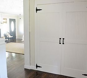 diy cottage closet door makeover, closet, diy, doors, how to, tools, woodworking projects, I love the barn style door