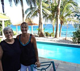 thinking of taking a vacation to the caribbean island of curacao, outdoor living, ponds water features, with my friend the owner of the home Marilyn