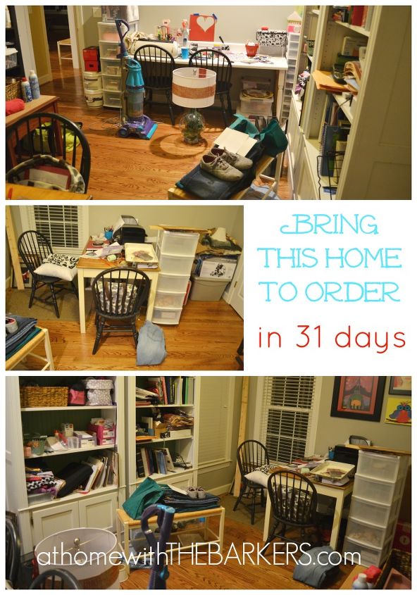 meus 31 dias de desordem organizao e ordem na minha casa, Planos de grandes projetos exigem tempo e objetivos