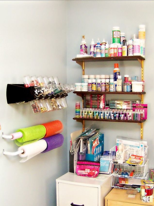 craft room storage solutions, cleaning tips, craft rooms, shelving ideas, storage ideas