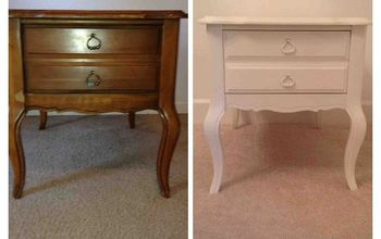 Antique End Tables before & after