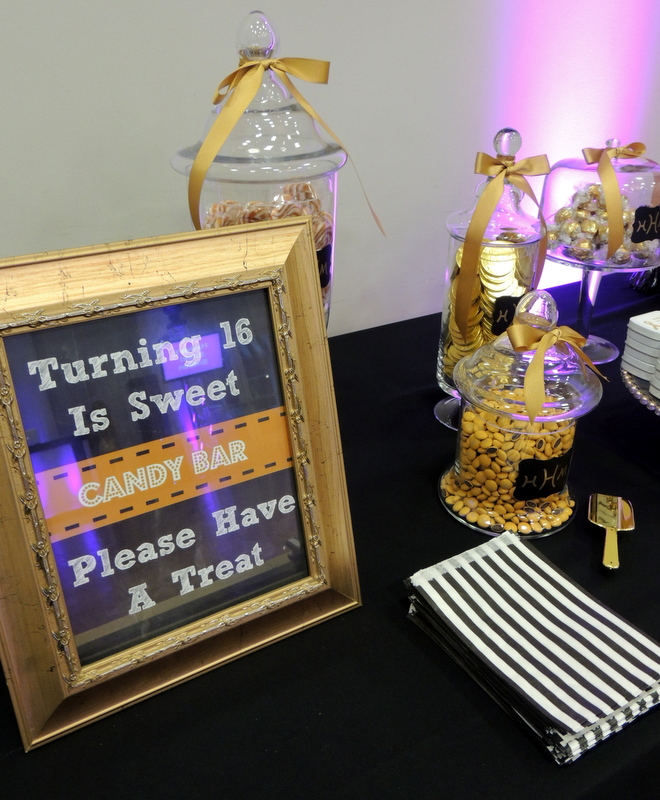 party with a purpose a sweet sweet sixteen, crafts, A Candy Bar Buffet