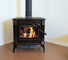 purchasing a wood burning stove, appliances, Our Napoleon free standing cast iron stove