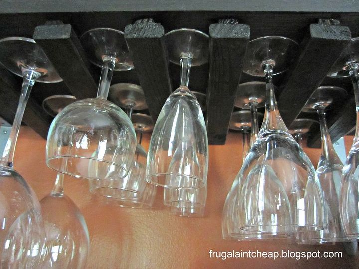 diy wine glass holder, crafts, storage ideas