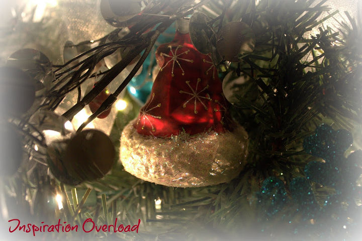 sights of christmas, christmas decorations, seasonal holiday decor, Glistening Santa Hat Ornament