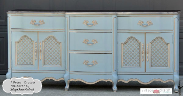 french dresser makeover part 2 benjamin moore nimbus gray, painted furniture