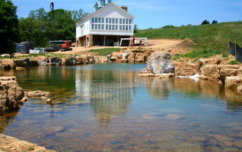 Here's some photos of a large pond project in Galena, Illinois by Ponds Inc. of Illinois www.ponds-inc.com.