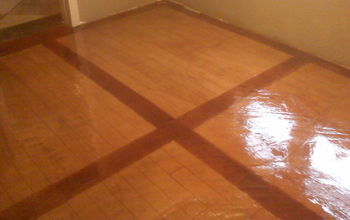 dining room - this was originally another ceramic tile - now its seamless architectural flooring