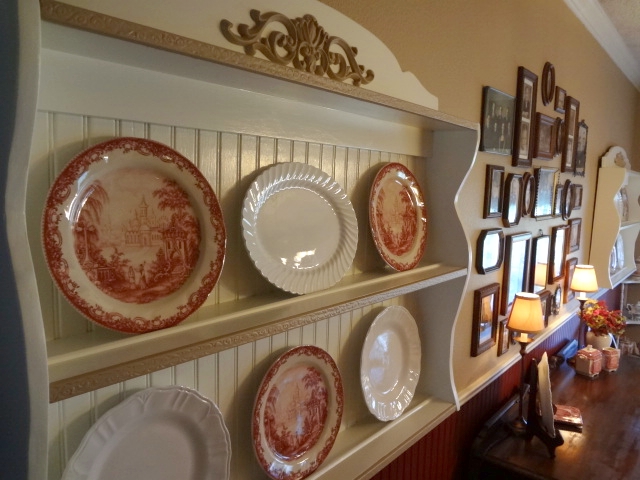 plate racks in the dining room, home decor, storage ideas
