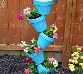 i made this topsy turvy planter birdbath and i show you step by step how to create, gardening, DIY Garden Planer Bird Bath