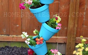 I made this topsy turvy planter/birdbath and I show you step-by-step how to create your own!