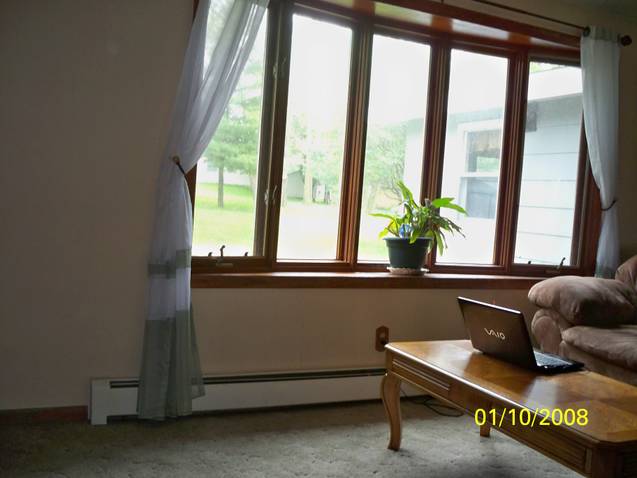q necesito ideas para las cortinas, Antes los visillos blancos no me gustaban con el color de la pintura de la pared