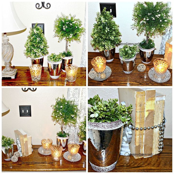 adding topiaries and 2 different vignettes, gardening, home decor, Decorating with Topiaries