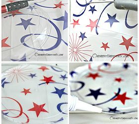 memorial day table setting with plastic and table cover memorialday, seasonal holiday d cor