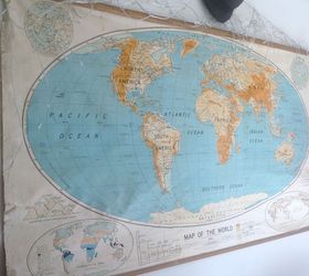 our world map, home decor