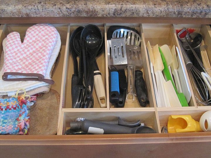 kitchen organization, closet, diy, shelving ideas, storage ideas, woodworking projects, We used the same process to create custom storage for our cooking tools