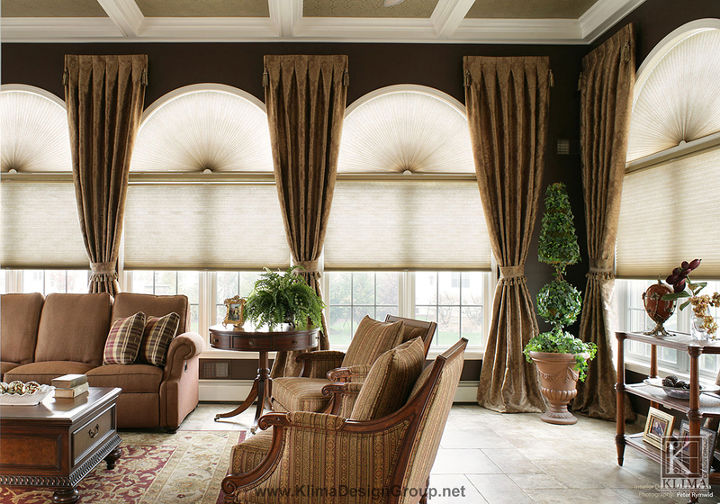 family room with arched windows, home decor, living room ideas, window treatments, This family room ideas are based on the owners desire to create a cozy private space away from the kitchen and the open living room