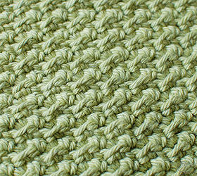 crunchy stitch crochet dishcloth pattern, crafts