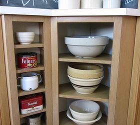 decorating a kitchen with vintage collections, home decor, kitchen design, repurposing upcycling, Displaying a bowl collection