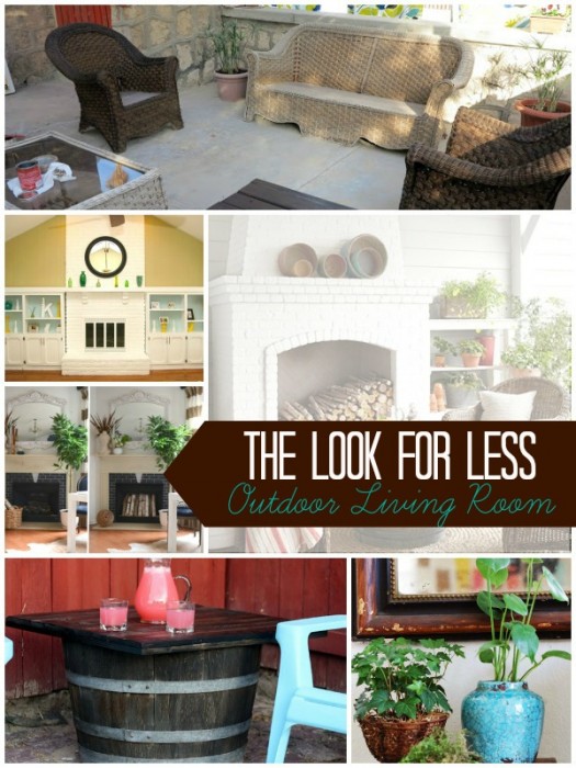 5 ways to get this look outdoor living room, home decor, living room ideas