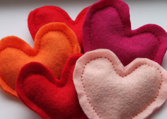 spread warmth this valentinesday, crafts, seasonal holiday decor, Make then in any color or shape you like but these hearts are SO perfect for ValentinesDay