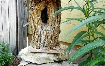 Tree Trunk Birdhouse