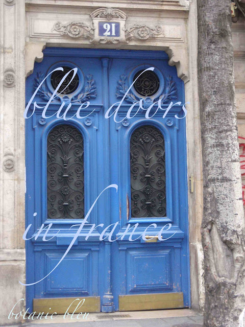 the blue gals on friday, home decor, Blue Doors in France