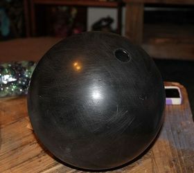 homemade gazing balls, repurposing upcycling, We started out with 3 bowling balls